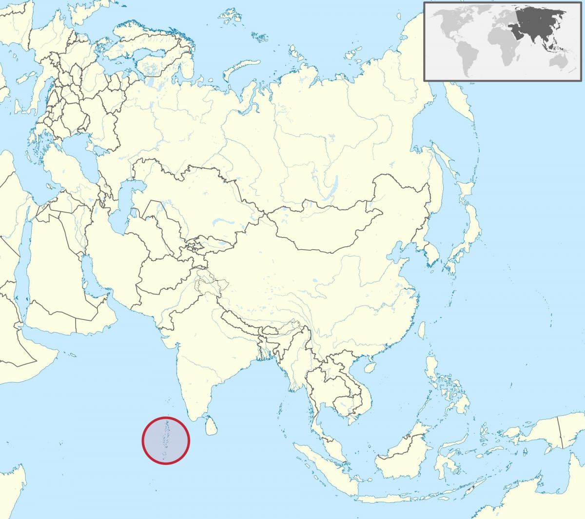 χάρτης της μαλδίβες χάρτης της ασίας