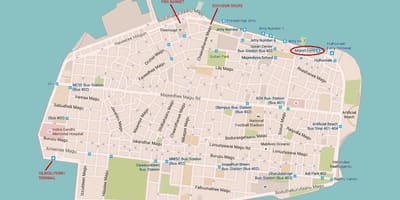 Χάρτης του μαλέ μαλδίβες