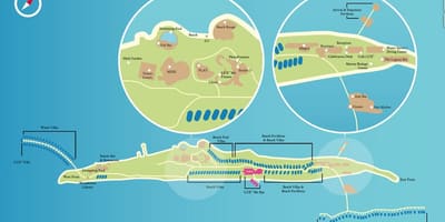 Το Lux maldives resort χάρτης