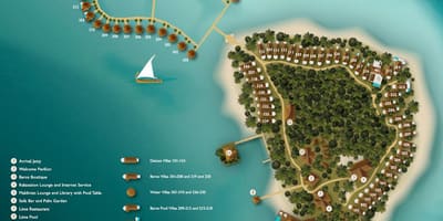 Χάρτης του baros maldives