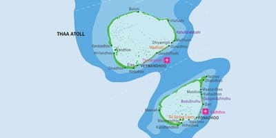 Χάρτης της kandooma maldives